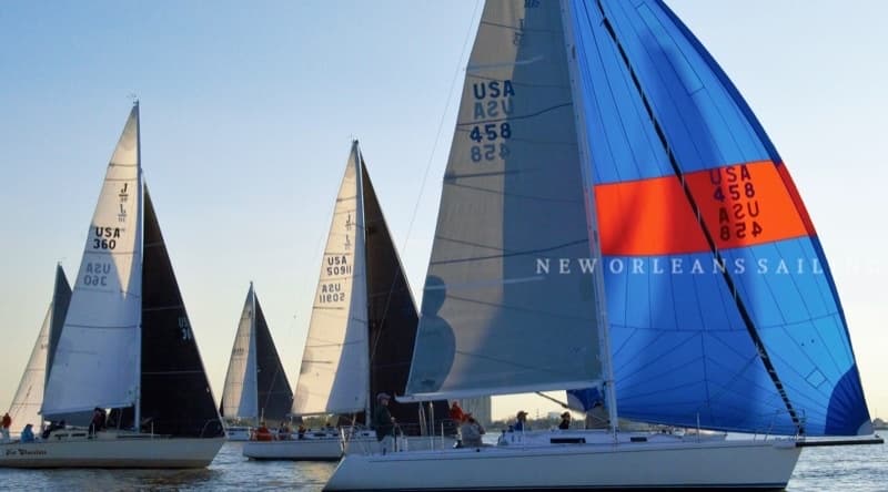 Wednesday Night Racing Sunset Sail: Private Champagne Cruise in New Orleans