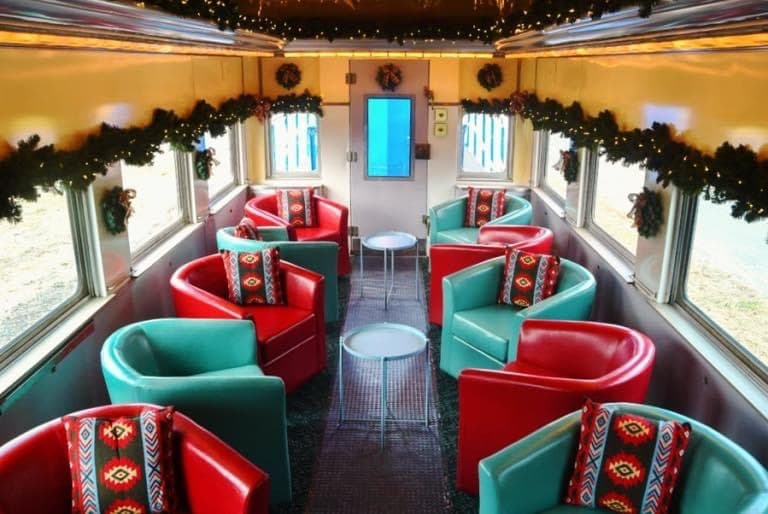 Cozy Santa Express Train Ride in Buena Vista Township, NJ
