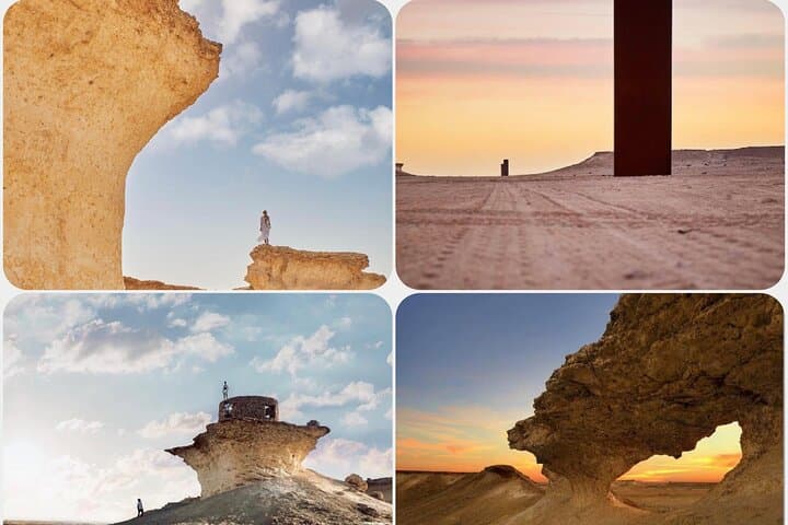 Qatar West Coast Tour: Richard Serra's East–West/West–East & Mushroom Rock